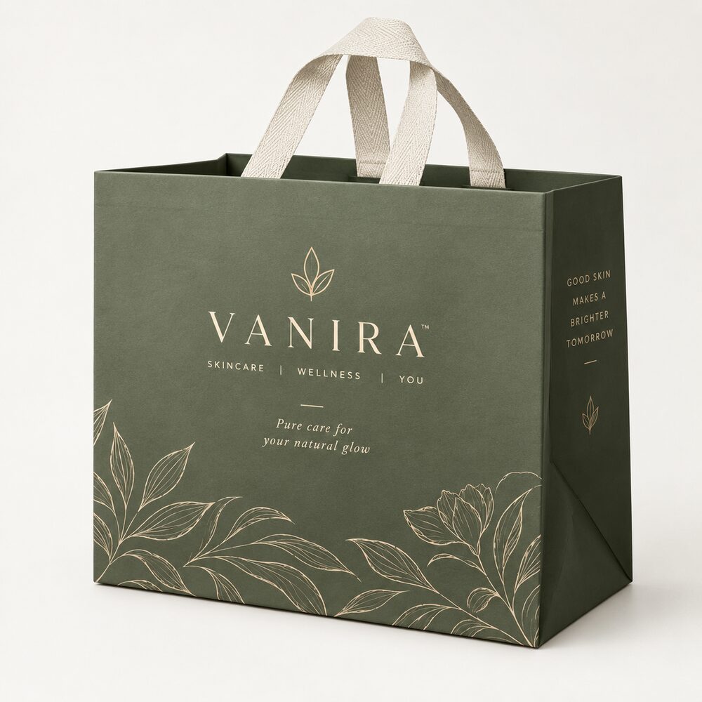 Promotional Non Woven Bag printed with a placeholder brand design